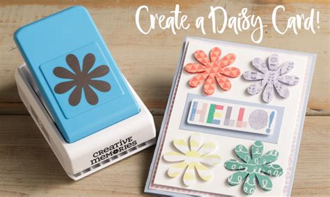 How To Create The Daisy Punch Card With The Sorbet Collection