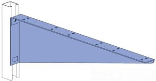 UNISTRUT P2501R HG 26IN BRACKET Gordon Electric Supply Inc