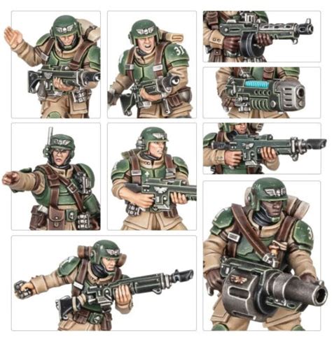 Cadian Shock Troops Infantry Squad Veterans X10 40K Astra Militarum New