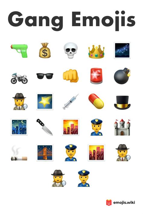 🔫💰 Gang Emojis Gang Gang Culture Emoji