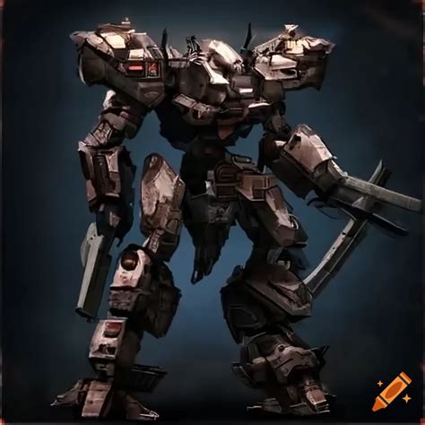 Quad Leg Armored Core On Craiyon