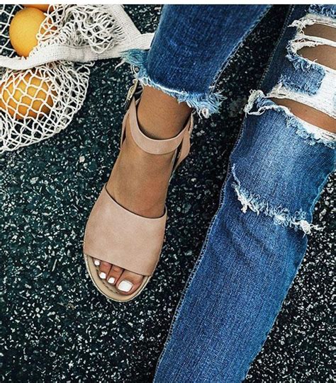 2019 Summer Plus Size Wedges Shoes For Women High Heels Sandals