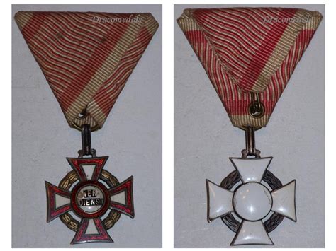 Austria Austrian Ww1 Medal Cross Military Merit 3rd Class With Etsy