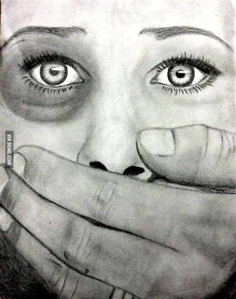 A Drawing I Made About Domestic Violence 9gag