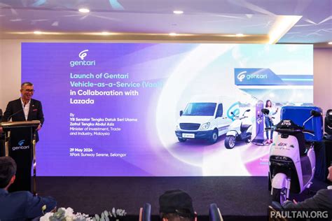 Gentari Vehicle As A Service Collaboration With Lazada Launch Bm