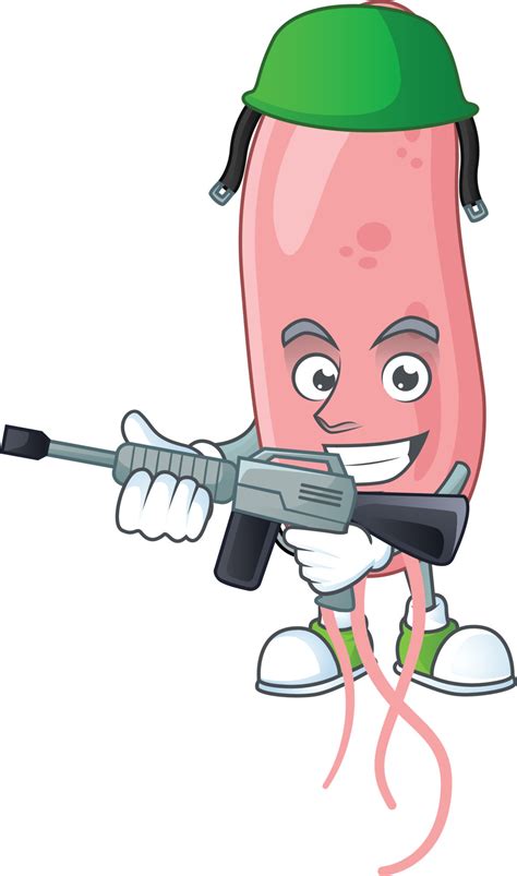 Vibrio Cholerae Cartoon Character 21290836 Vector Art At Vecteezy