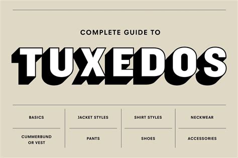 Tuxedo styles for 2023 complete guide to black tie and beyond – Artofit