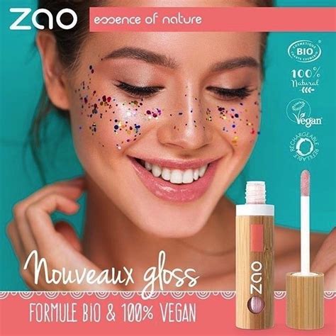 Gloss Bio And Vegan Zao Make Up Maquillage Naturel Passionaturel