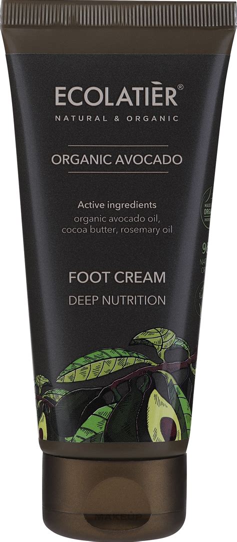 Ecolatier Organic Avocado Cream For Cracked Heels Krema Za Ispucale