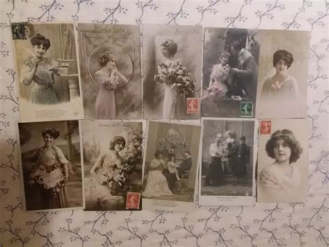 LOT D ANCIENNES Cartes Postales Debut 1900 EUR 10 00 PicClick FR