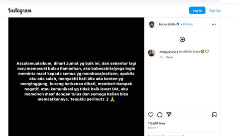 Hari Sebelum Meninggal Babe Cabita Sempat Minta Maaf Melalui Akun