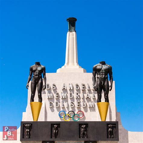 Olympic Gateway The Entrance To The Los Angeles Memorial C… Flickr