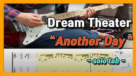 Tab Dream Theater Another Day Guitar Solo Cover Youtube