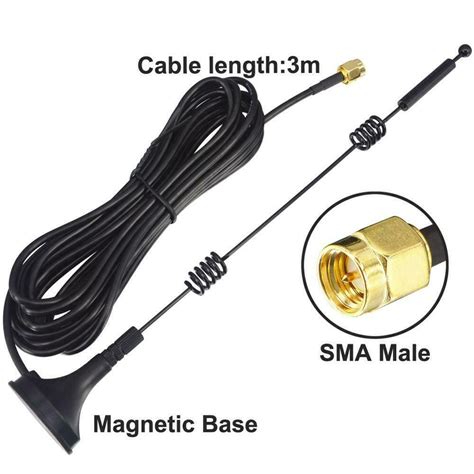 Dbi Wifi Antenna G G Dual Band Pole Antenna Sma Male With