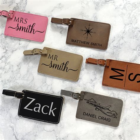 Leather Luggage Name Tags at Maddison Westacott blog