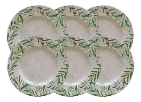 Set De Platos Planos Premium Tramontina De Porcelana De Cm