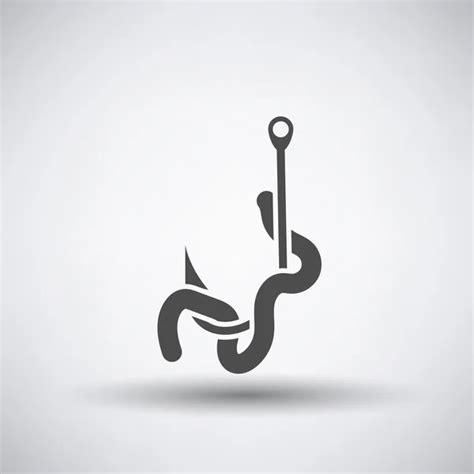 Worm On A Hook Stock Vectors Royalty Free Worm On A Hook Illustrations