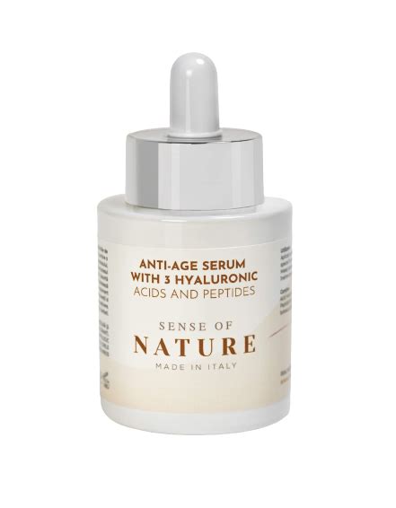 Ser Anti Age Cu 3 Molecule Acid Hialuronic Si Peptide 30ml Sense Of