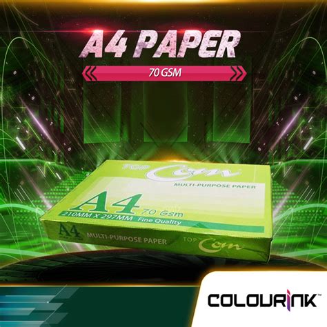 Ik Natural 70gsm 500 Sheets A4 Paper Shopee Malaysia