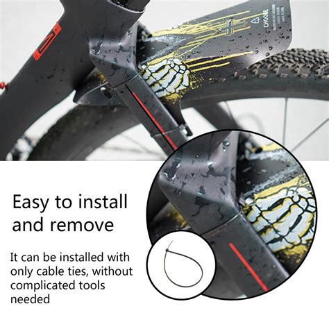 Buy Universal Bike Front Rear Fenders Carbon Fiber Mtb Mudguard At