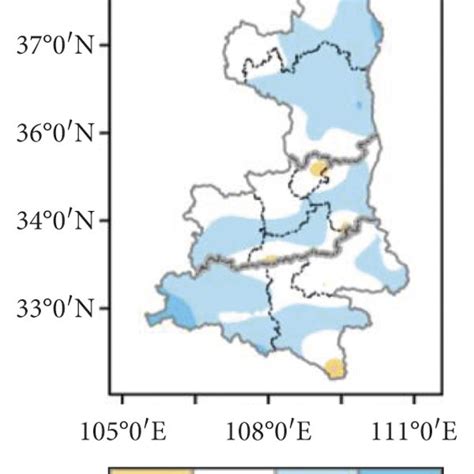 Spatial Distribution Of Annual Mean Precipitation Over Shaanxi Province