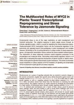 The Multifaceted Roles Of Myc In Plants Toward Transcriptional