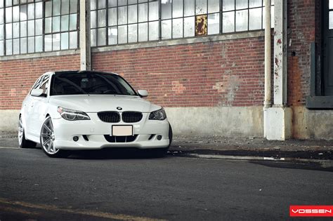 Revised Fascia Of White Bmw 5 Series Gives It A Whole New Look — Gallery