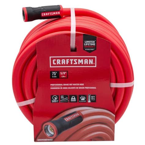 Craftsman 75 Ft X 5 8 In Professional Grade Hot Water Hose