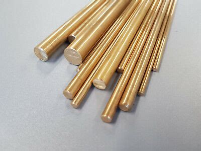 Brass Rod Round Solid Bar Stock Cz Imperial Metric Diameters