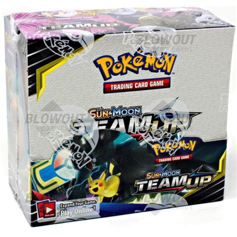 Pokemon Sun And Moon Team Up Booster Box