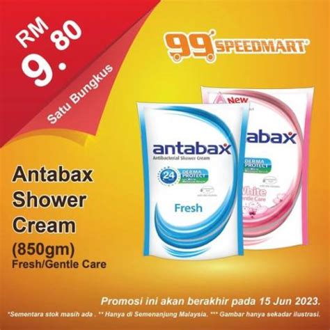 Speedmart Antabax Shower Cream Promotion Valid Until Jun