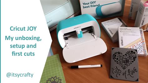 Cricut Joy My Unboxing Setup And First Cuts Youtube