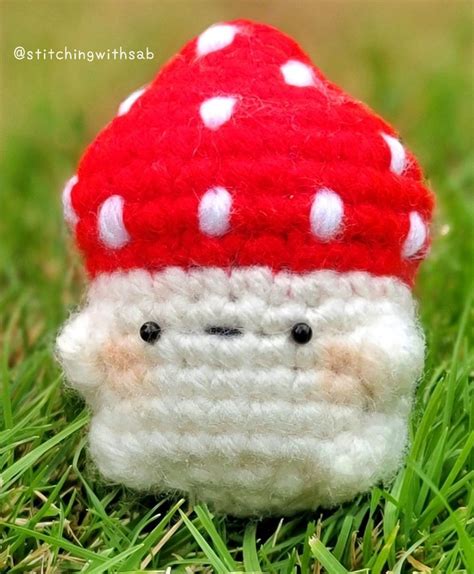 Free Mini Mushroom Crochet Pattern In Crochet Mushroom Kawaii