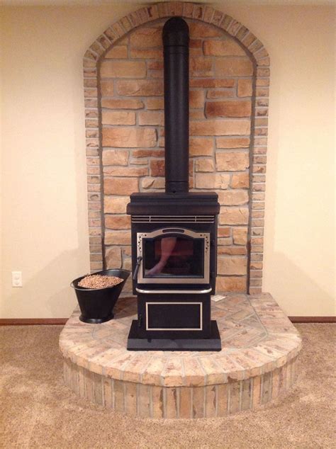 20 Pellet Stove Fireplace Designs The Urban Decor