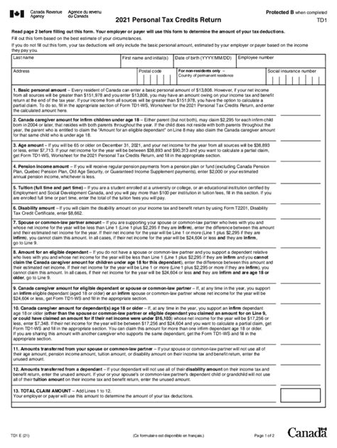 Td1 Filled Example 2021-2024 Form - Fill Out and Sign Printable PDF ...