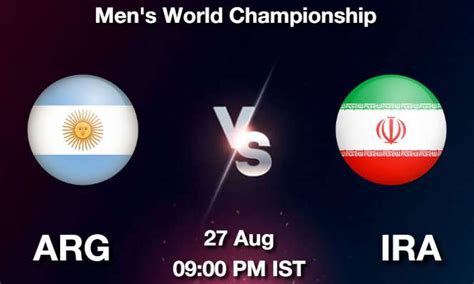 Arg Vs Ira Dream Prediction Team Live Volleyball Aug