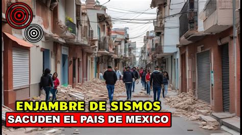 MÉXICO EN ALERTA MÁXIMA ENJAMBRE DE SISMOS SACUDE EL PAÍS