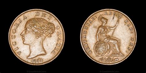 Queen Victoria Half Penny Coin Old British Coins Victorian Etsy