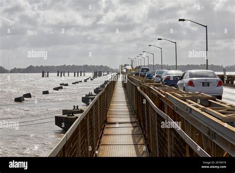 Demerara Harbour Bridge Pontoon Bridge In Georgetown Guyana South