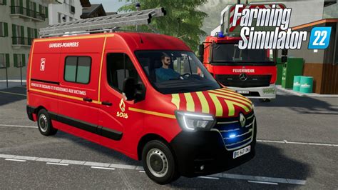 Renault Master Vsav Farming Simulator 2022 [fs22 Ls22 Car Vehicle Mod] Gaming Games