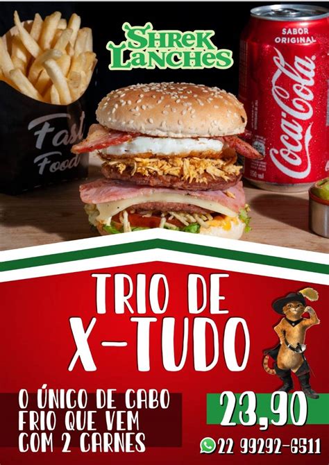 Menu Em Parada Shrek Lanches E Pizzaria Https Bit Ly Parada