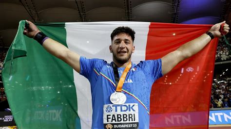 Mondiali Di Atletica Fabbri Argento Nel Lancio Del Peso Il Secolo Xix