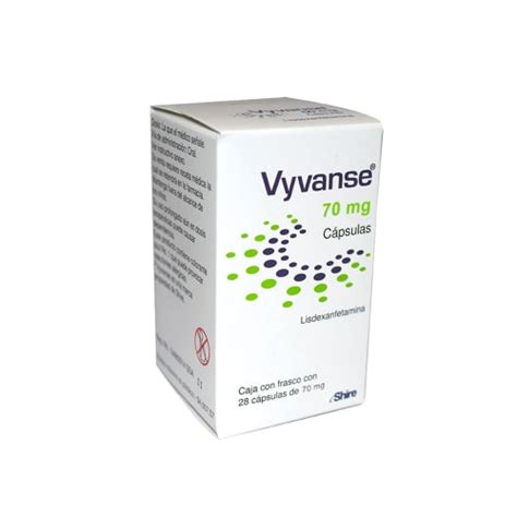 Vyvanse 70 mg oral 28 capsulas c2 ÆFarma Medicamentos de Alta