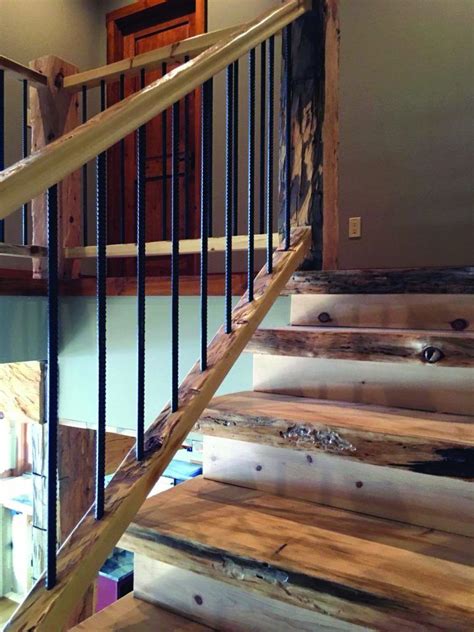 20 Rustic Stair Railing Ideas