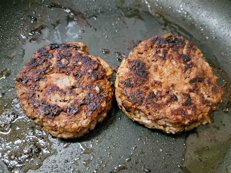 Fried Turkey Burgers 30 Minutes Zonas Lazy Recipes