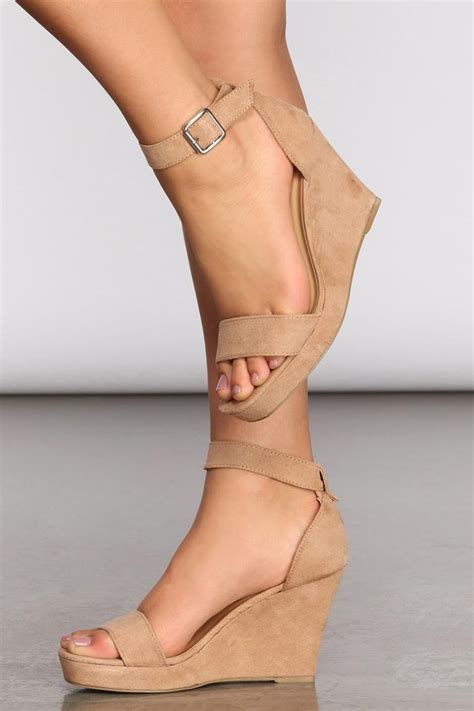 Nude Wedges Ideas Wedges Women Shoes Wedge Sandals