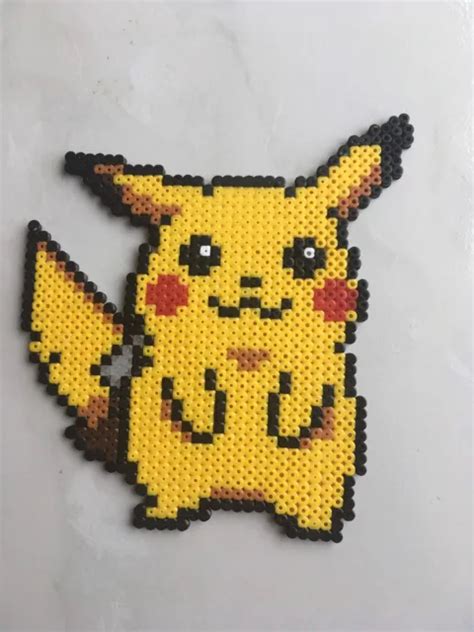 Pixel Art Perles A Repasser Pokemon Pikachu Eur Picclick Fr