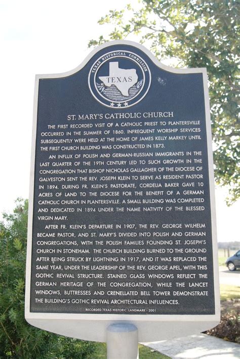 Pin On St Marys Plantersville Tx
