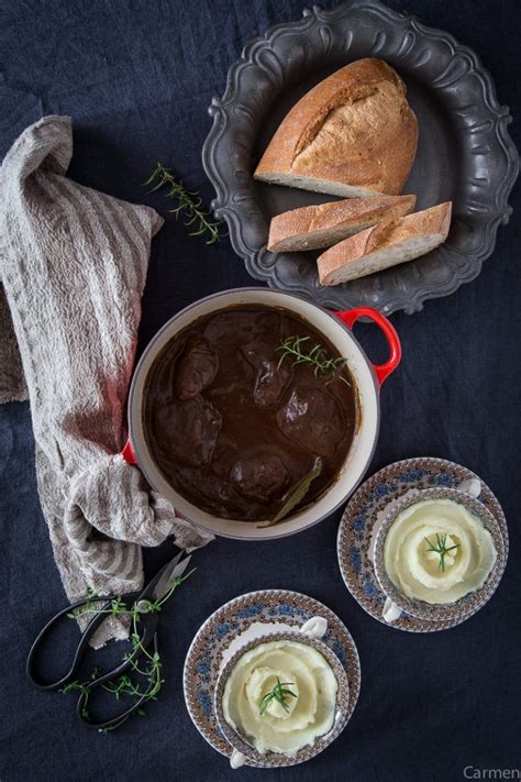 Carrilleras de cerdo ibérico glaseadas con puré de patatas No quieres