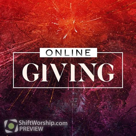 Online Giving Vivid Easter Shift Worship